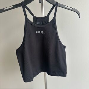 NOBULL Ribbed Crop Tank | Women’s Medium | Black | Like New